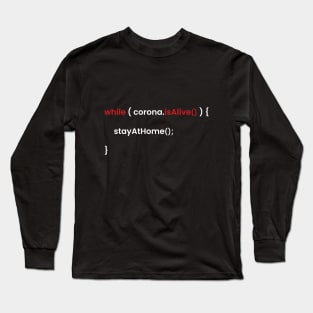 Programmer Lock down Long Sleeve T-Shirt